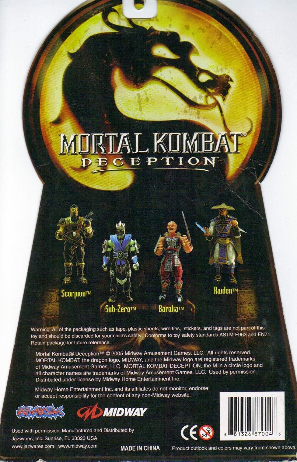 Mortal Kombat Deception Baraka – 2nd Time Around Toys And Comics
