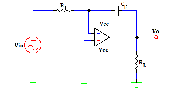 op amp integrator circuit operational amplifier ideal integrator circuit diagram