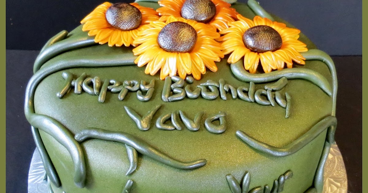 Amanda's Custom Cakes: Sunflower Cake
