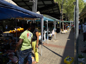Street market hawkers on Joubert Street in Johannesburg CBD.