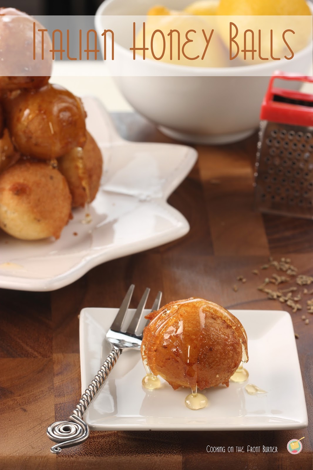 Italian Honey Balls Cooking on the Front Burner