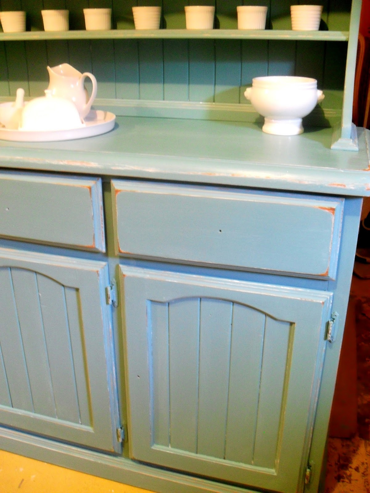 "Chair Up" Buffet/Hutch Makeover