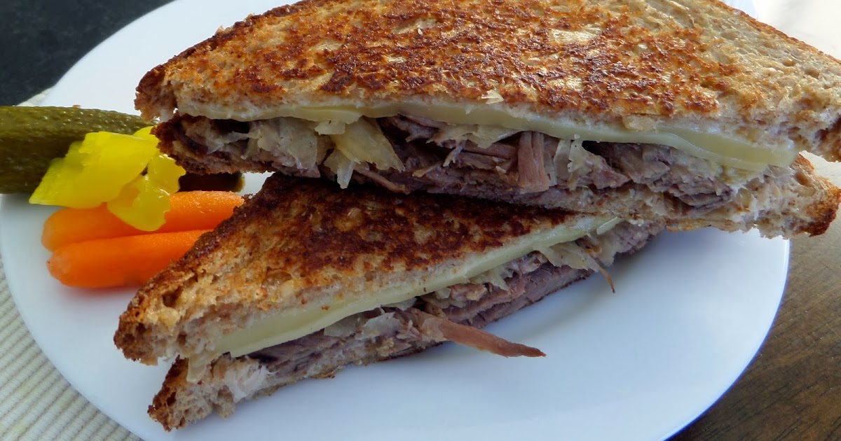 Becki Melvie Pot Roast & Hot Sauerkraut Sandwich