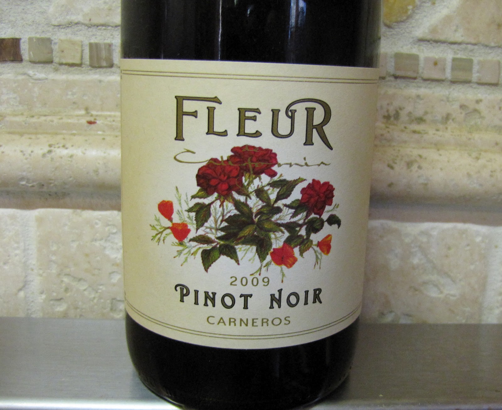 excellent everyday wines Fleur de California Pinot Noir "Carneros" 2009