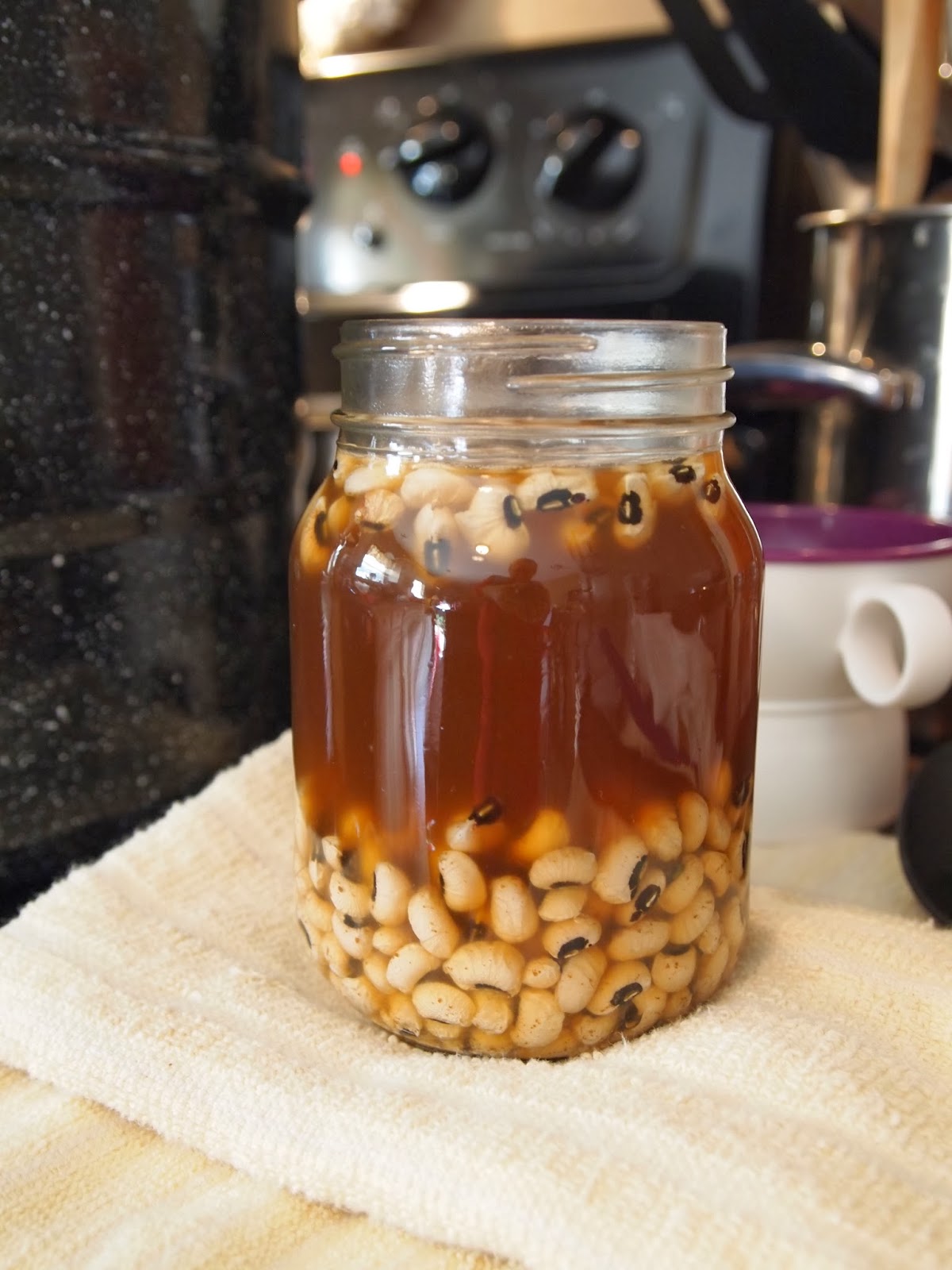 I Am Within Canning Collard Greens and Blackeye Peas