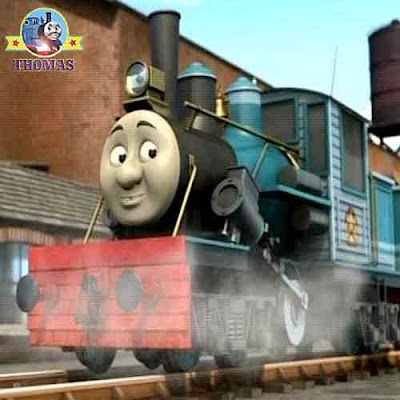 Thomas the tank engine Ferdinand train back locomotive the gold Lion of Sodor for the summer house