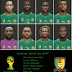 PES 2014 Cameroon World Cup 2014 Facepack by Footballmania