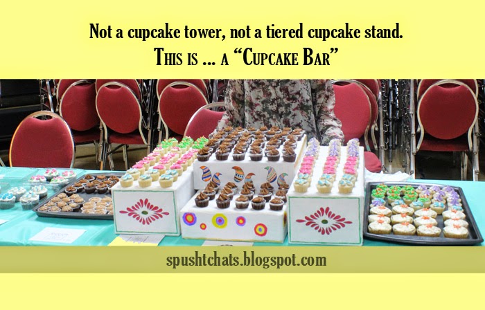 Cupcaje Displays With A Tier Cake Cupcaje Displays With A Tier Cake