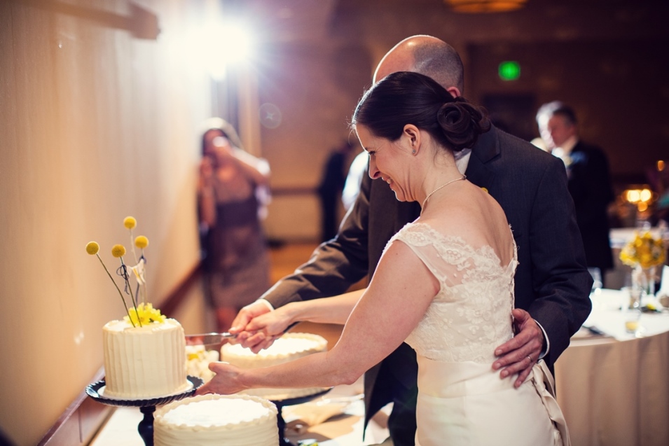 cocoa & fig Cake Trio for Suzanne & Bryan's Wedding