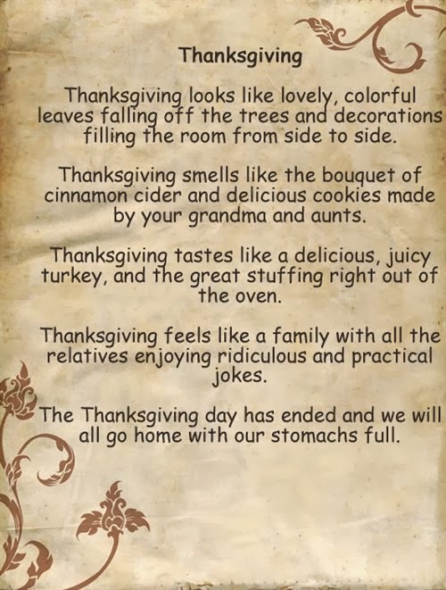 Free Short Thanksgiving Poems For Church