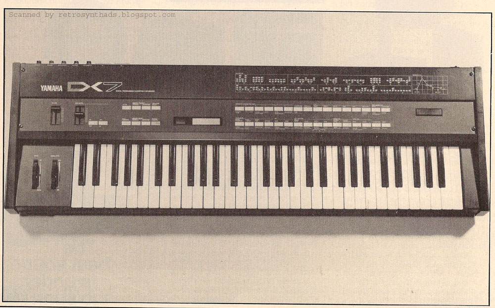 Retro Synth Ads Yamaha Dx7 The Performance Is About To Begin 2 Page Ad Part 1 Keyboard 19