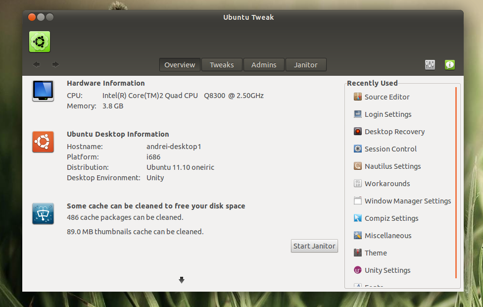  Ubuntu Tweak