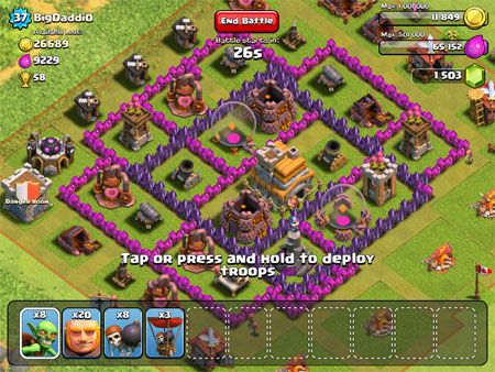 clash of clans guide th6