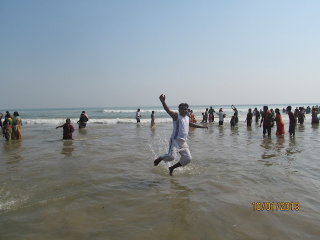 Puri Sea enjoying Babai