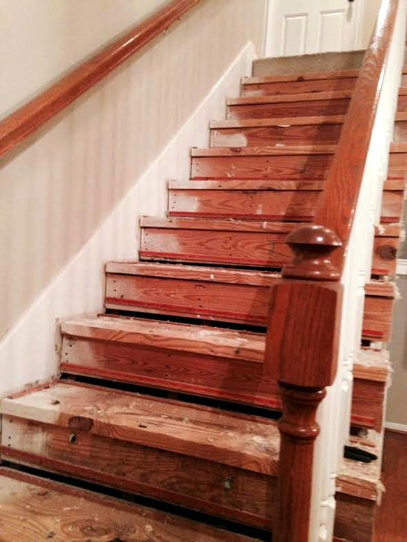 Home on Hidden Oaks Staircase Remodel Reveal & Tutorial