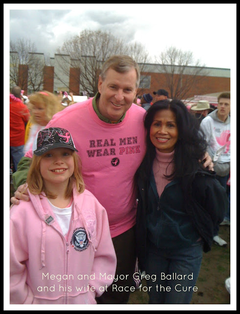 Service Projects How to be a Community Leader - Race for the Cure 2011  in Indy with Mayor Greg Ballard