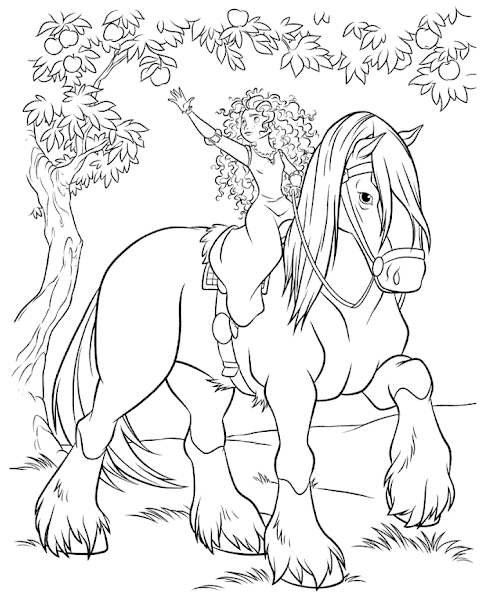 Brave Coloring Pages