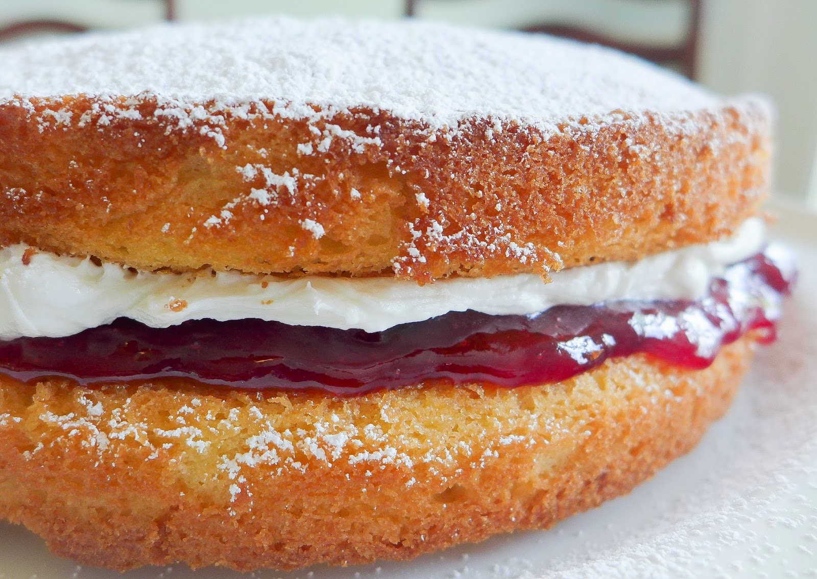 Dimples & Delights Victoria Sponge (or Sandwich) Cake & High Altitude