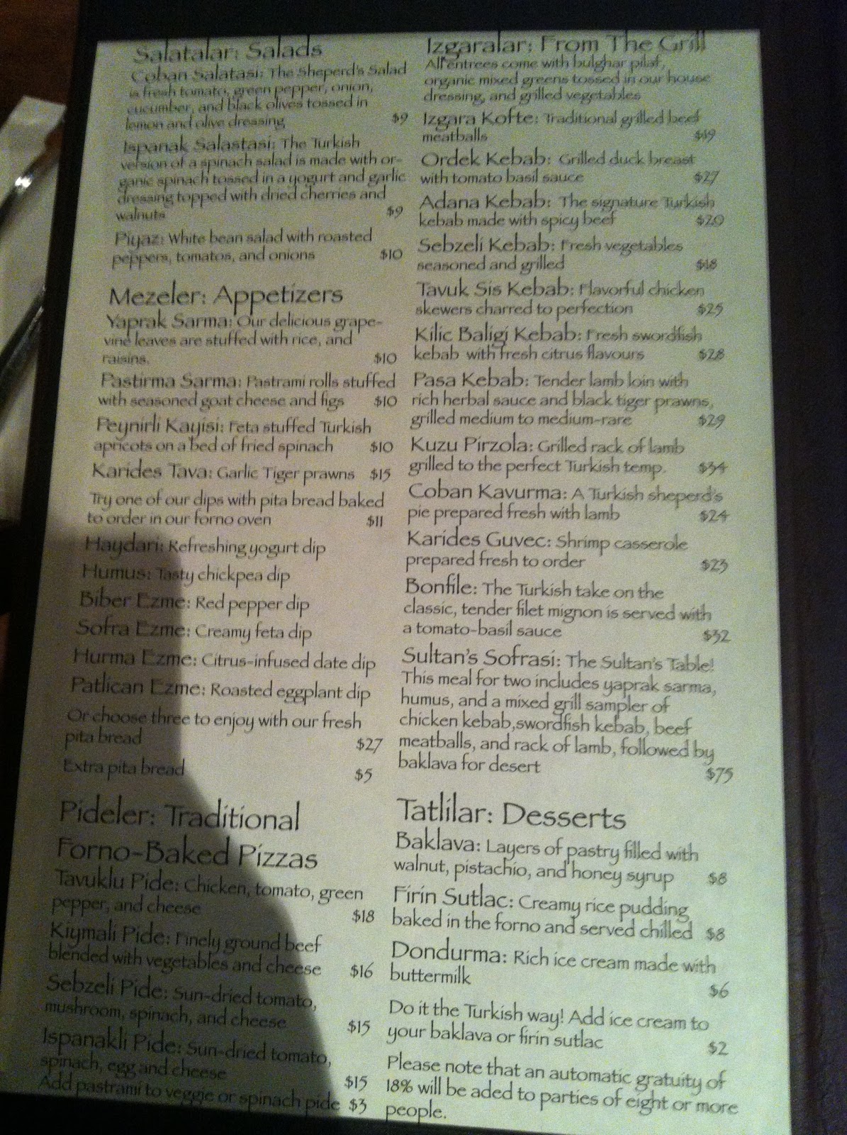 All Eric Can Eat Sofra Authentic Turkish Cuisine Edmonton, AB