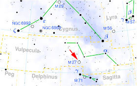 Where to find Messier 27
