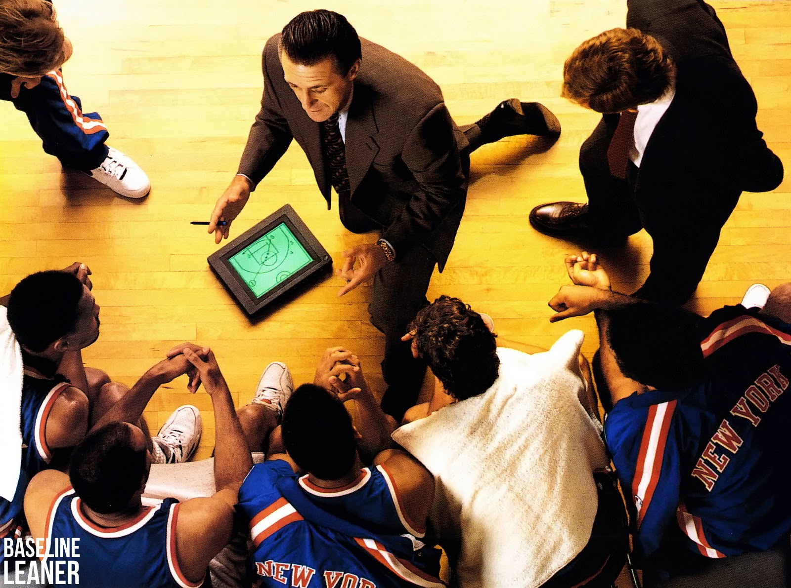 Baseline Leaner: The Pat Riley Gallery