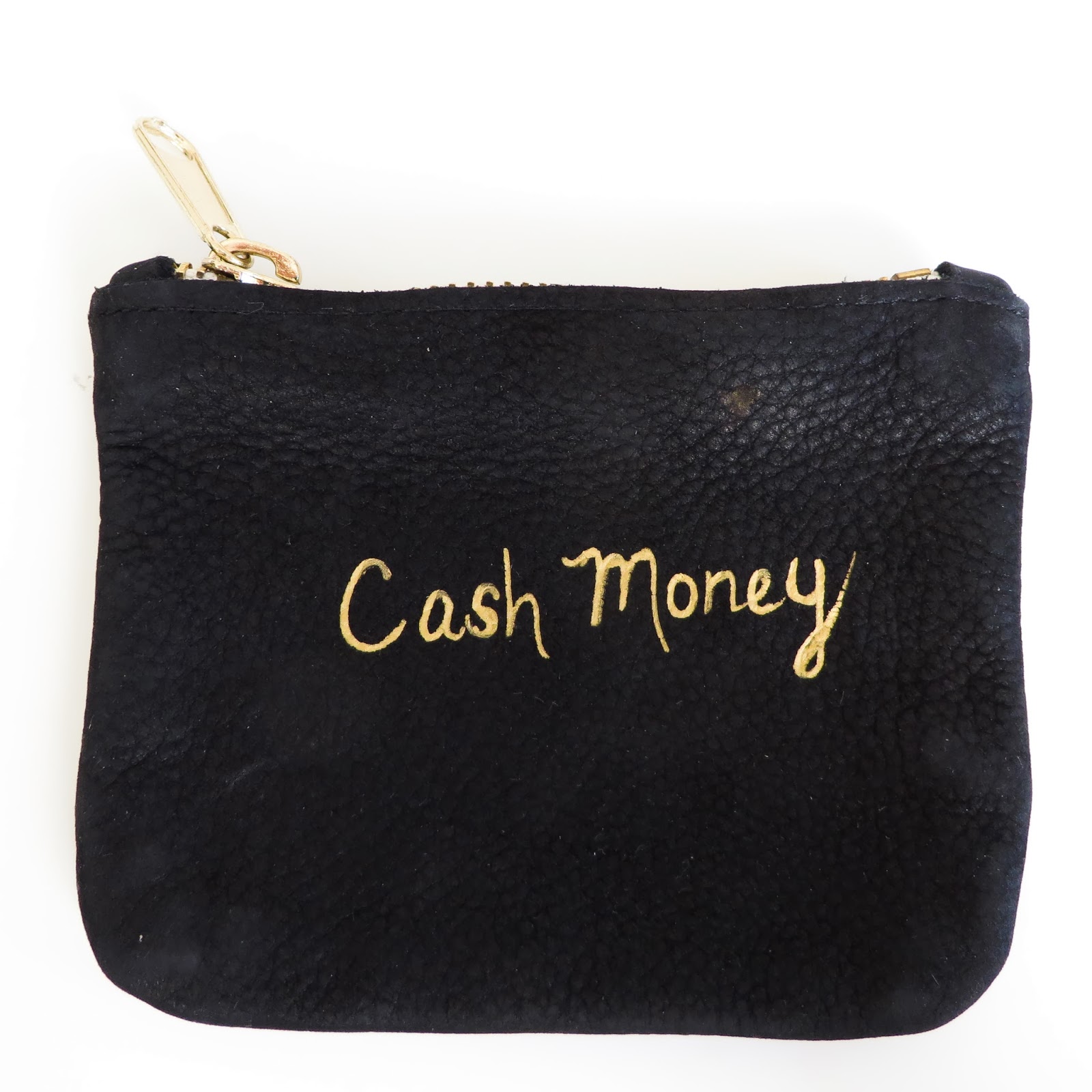 Style Buddha DIY The Perfect Gift Cash Money Leather Pouch