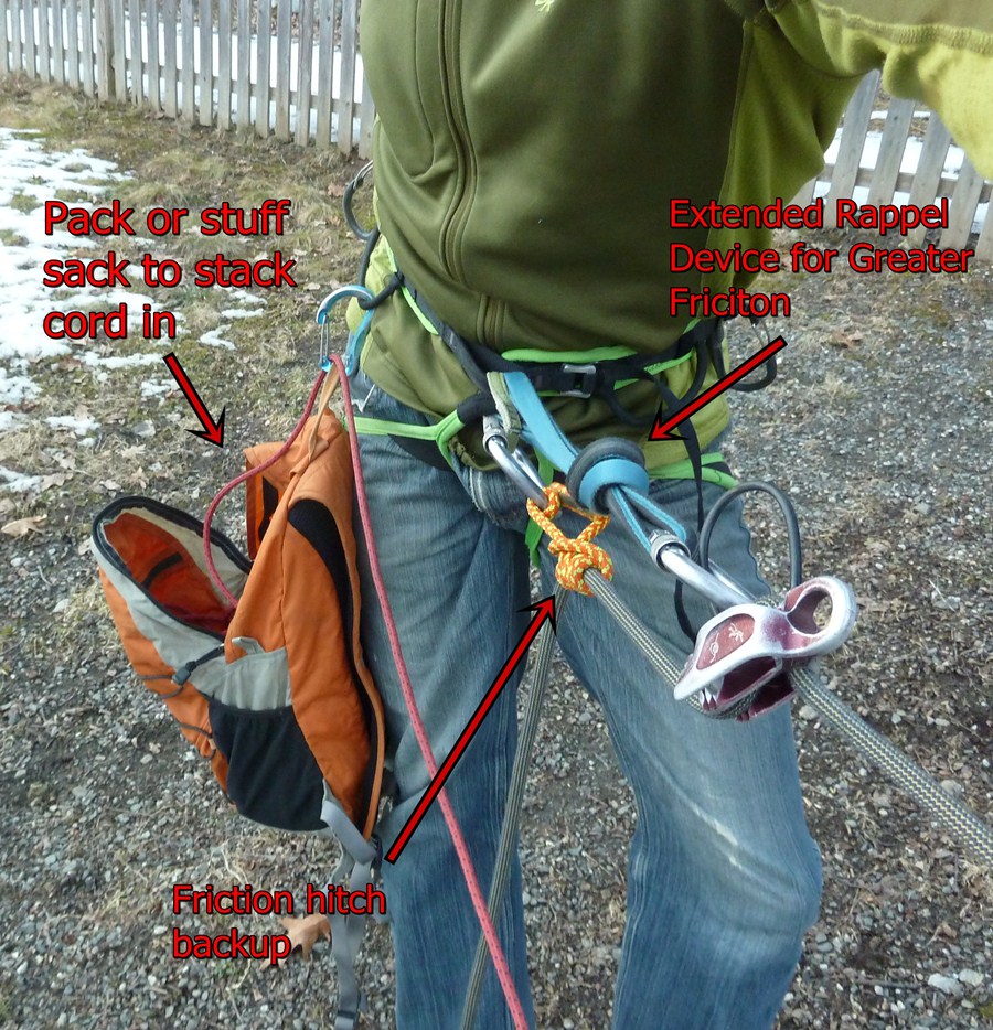 Bigfoot Mountain Guides How To Use a Pull Cord For Rappelling