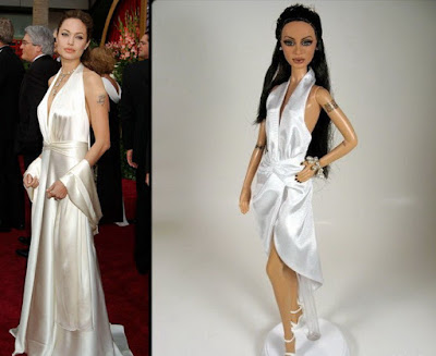 Фото кукол барби знаменитостей - Анджелина Джоли