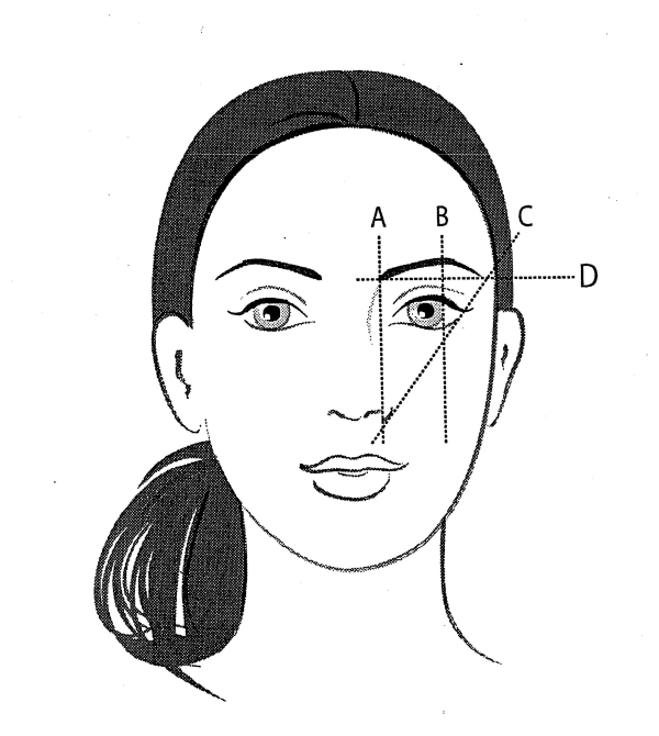rounded eyebrows