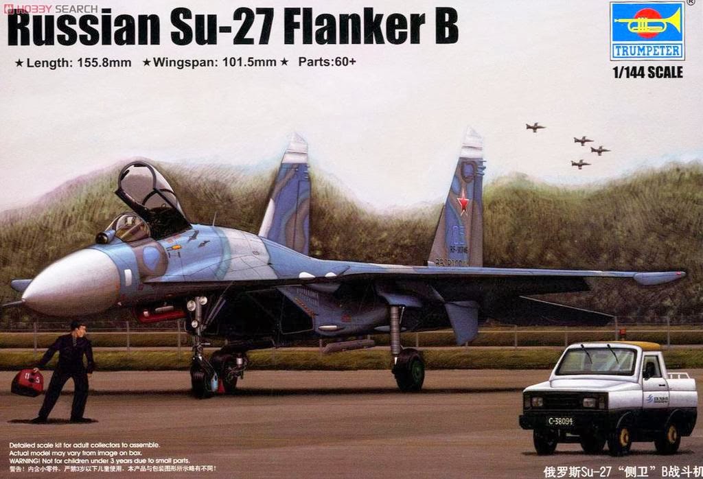 Kampfgruppe 1/144: 1-144 Russian Su-27 Flanker B - Trumpeter