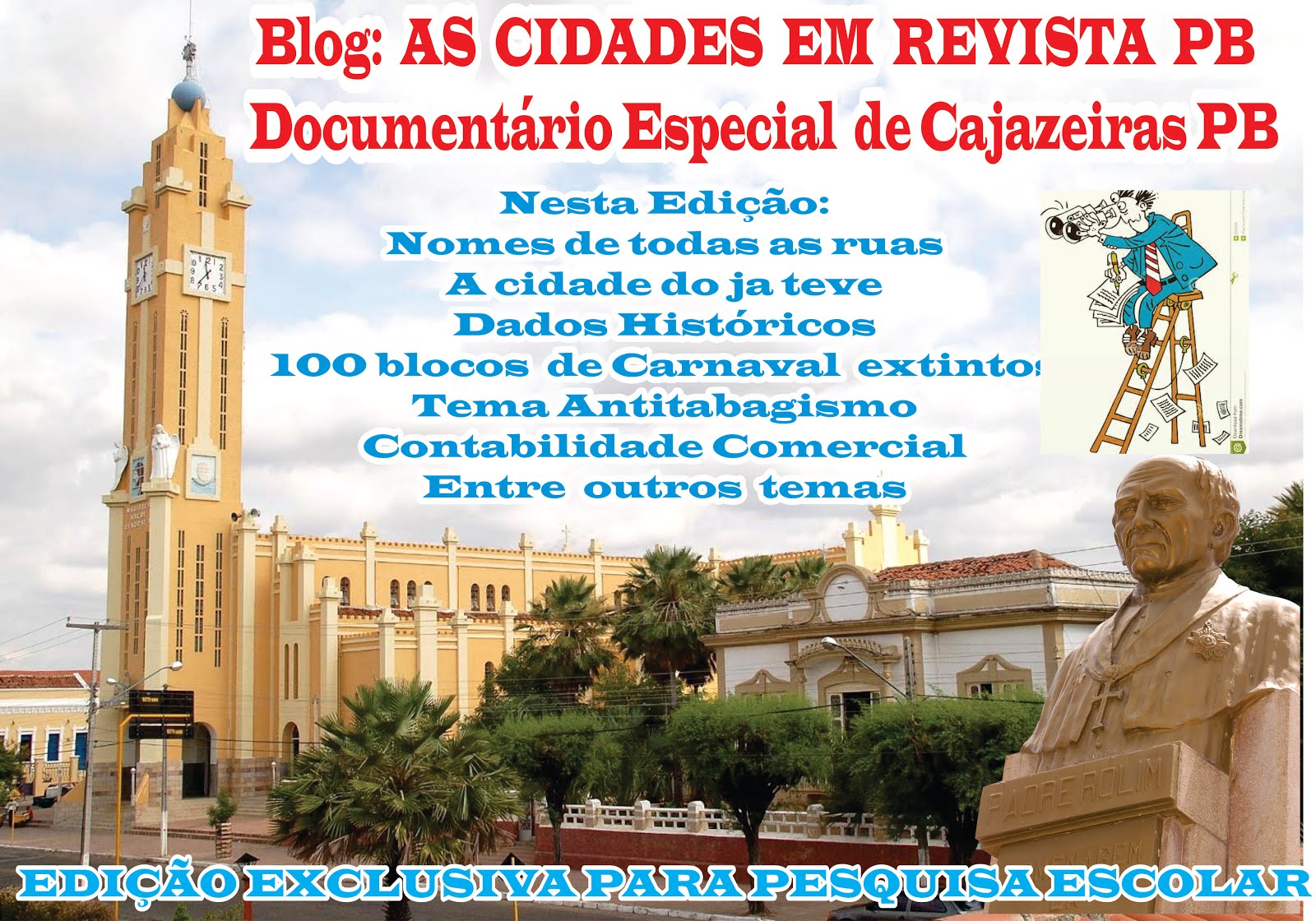 AS CIDADES EM REVISTA PB  BLOG  IMPRESSA  FALADA  DOCUMENTÁRIO DAS CIDADES DA PARAÍBA