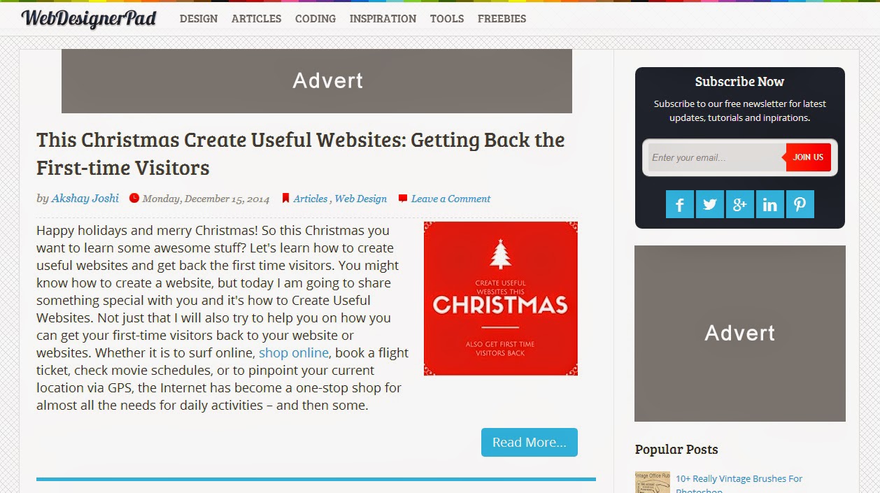 Advertise on Web Designer Pad Advertise on Web Designer Pad