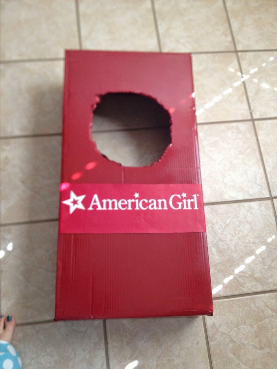 LifeSize American Girl Doll Box