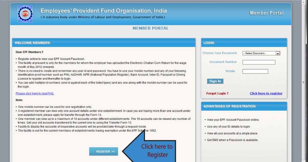 passbook check your employees provident fund balance online passbook check your employees provident fund balance online