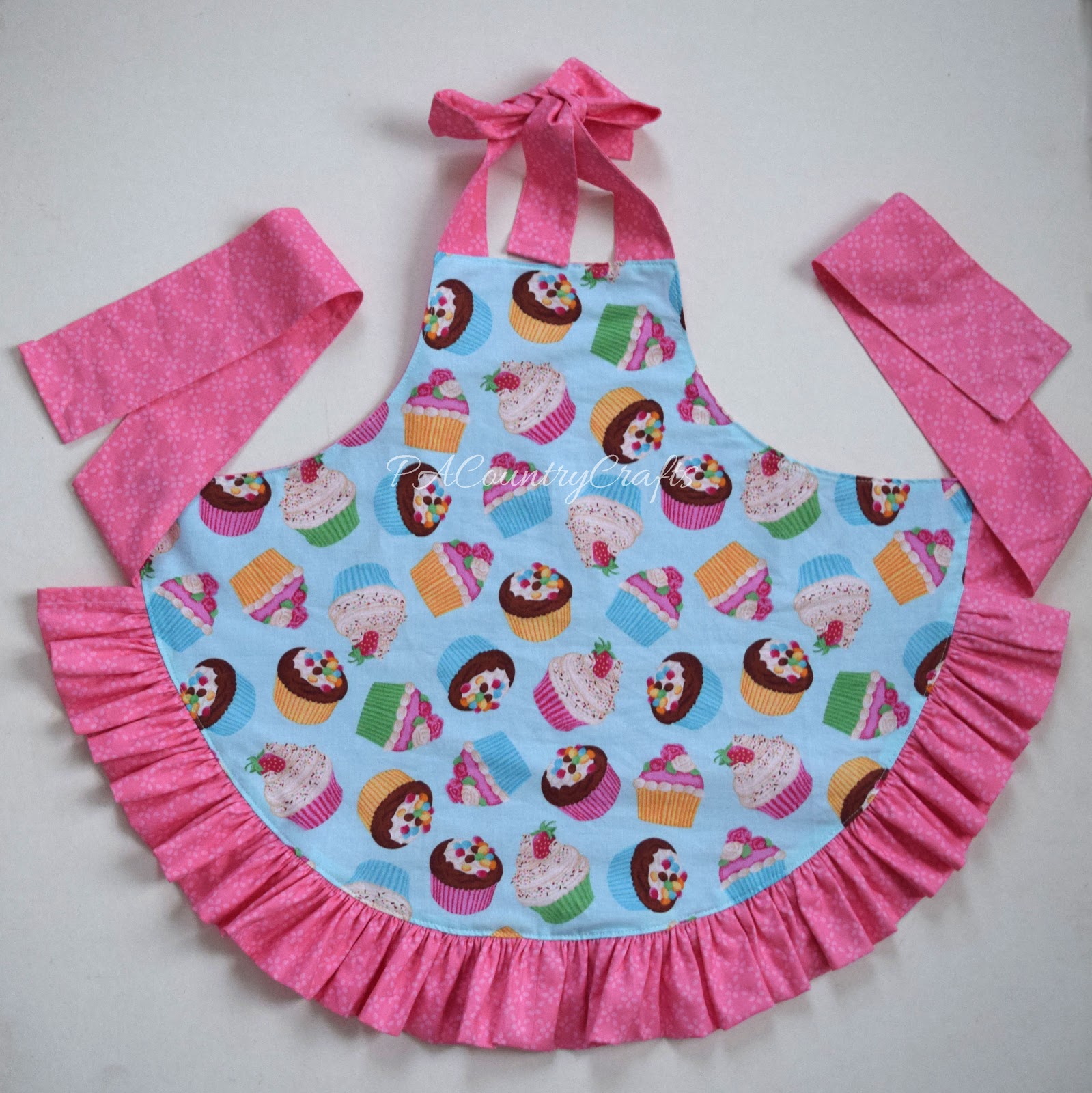 Girls Ruffle Apron Pattern and Tutorial PA Country Crafts