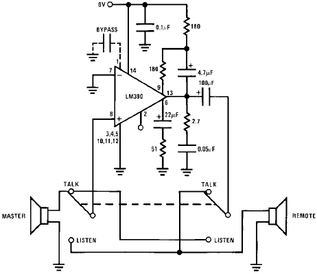 Wiring diagram for 3 way switch: LM 390 based on 2 Way ... david clark headset wiring diagram 