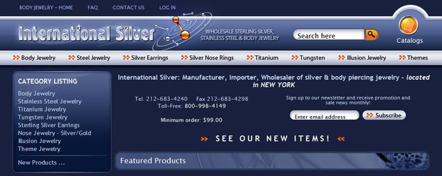 Illusion Jewelry by InternationalSilver.com