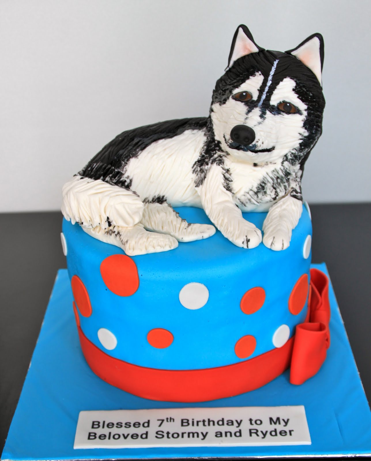 Celebrate with Cake! Sculpted Dog Cake