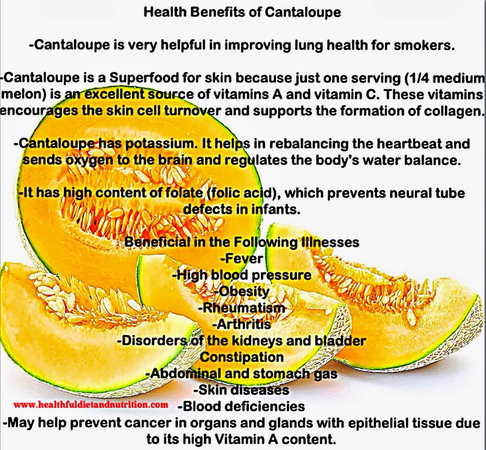 rainbowdiary Health Benefits Of Cantaloupe