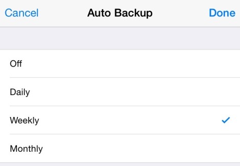 Automatic Backup