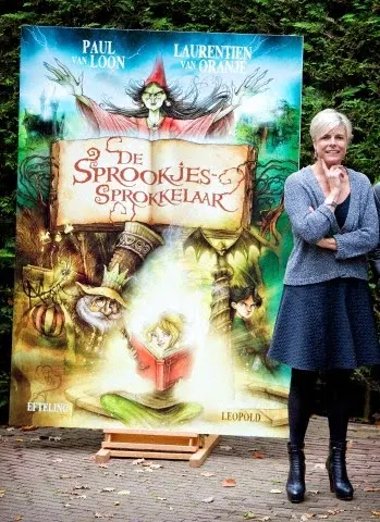 Dutch Countess Eloise visits theme park De Efteling after the presentation of the new fairy tail book of Princess Laurentien De Sprookjessprokkelaar in Kaatsheuvel, The Netherland