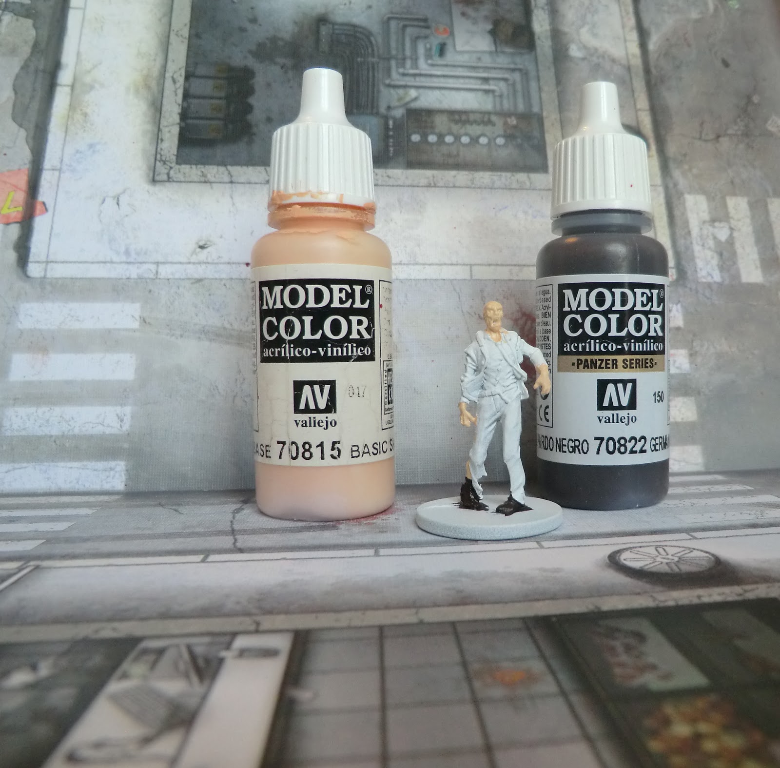 Warmaster Painting a zombie in twelve minutes an easy 'how to paint 28mm minis quickly' guide