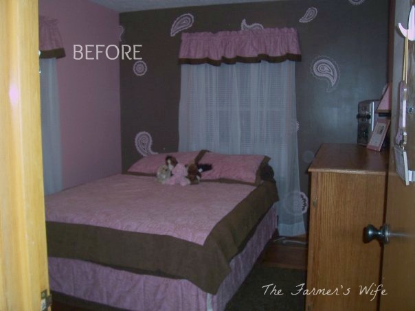 The Farmer S Wife Country Cute Turquoise Red Bedroom Makeover