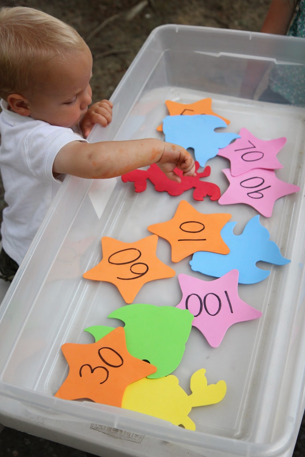 Toddler Approved!: Ocean Week Number Sensory Play for Kids