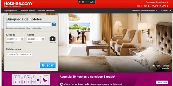 Reservas tus hoteles preferidos online