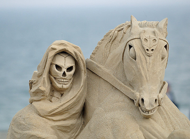 Fantásticas esculturas de areia