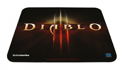 Dispositivos de jogos e acessórios no estilo de Diablo III.