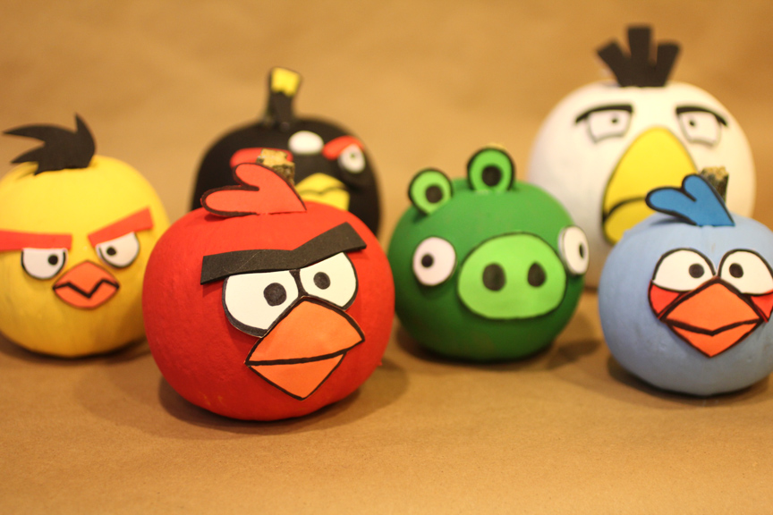what are the pumpkins for in angry birds friends