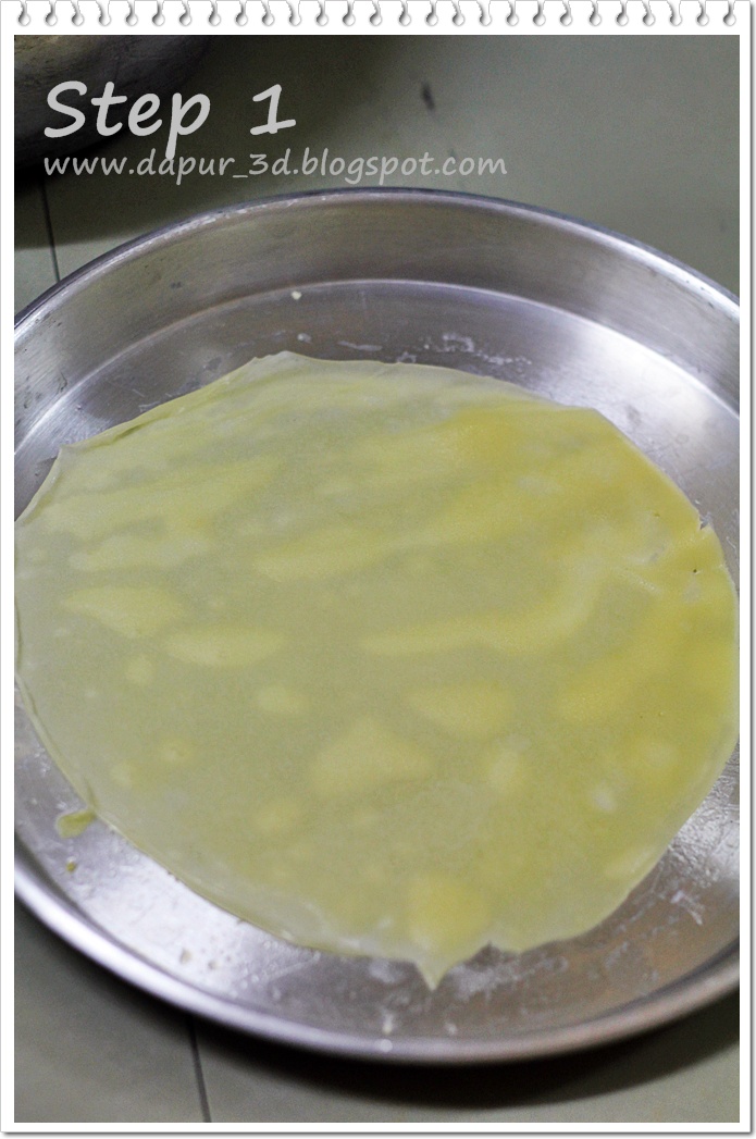 Dapur 3D Step by Step cara membuat Risoles bentuk Segitiga
