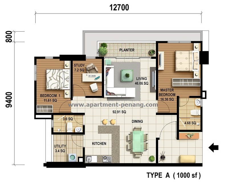 The Cantonment Condominium Apartment Penang Com